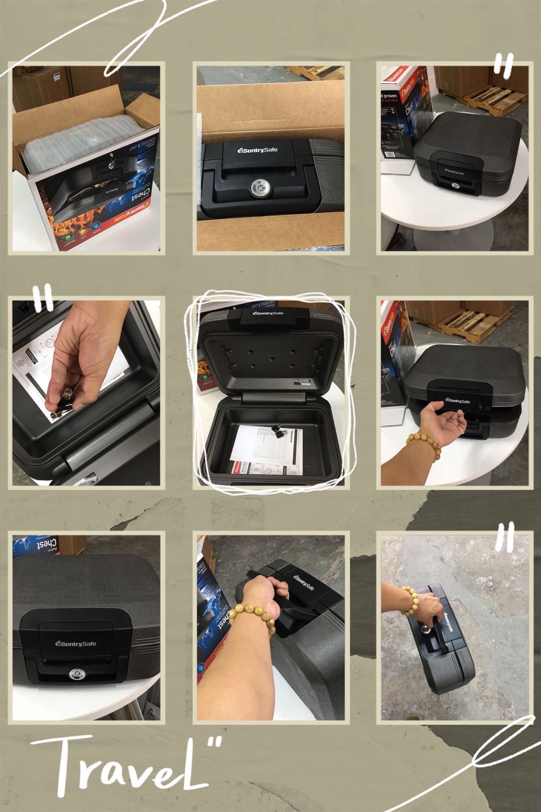 Hộp Đựng Chống Cháy Chống Nước SentrySafe CHW20201 CHW20201