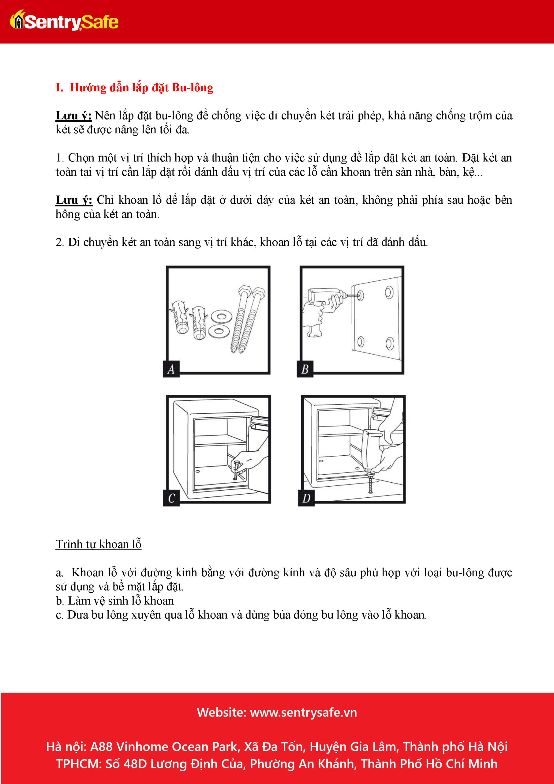 Huong dan su dung ket sat SentrySafe MS0200 Page 3 scaled