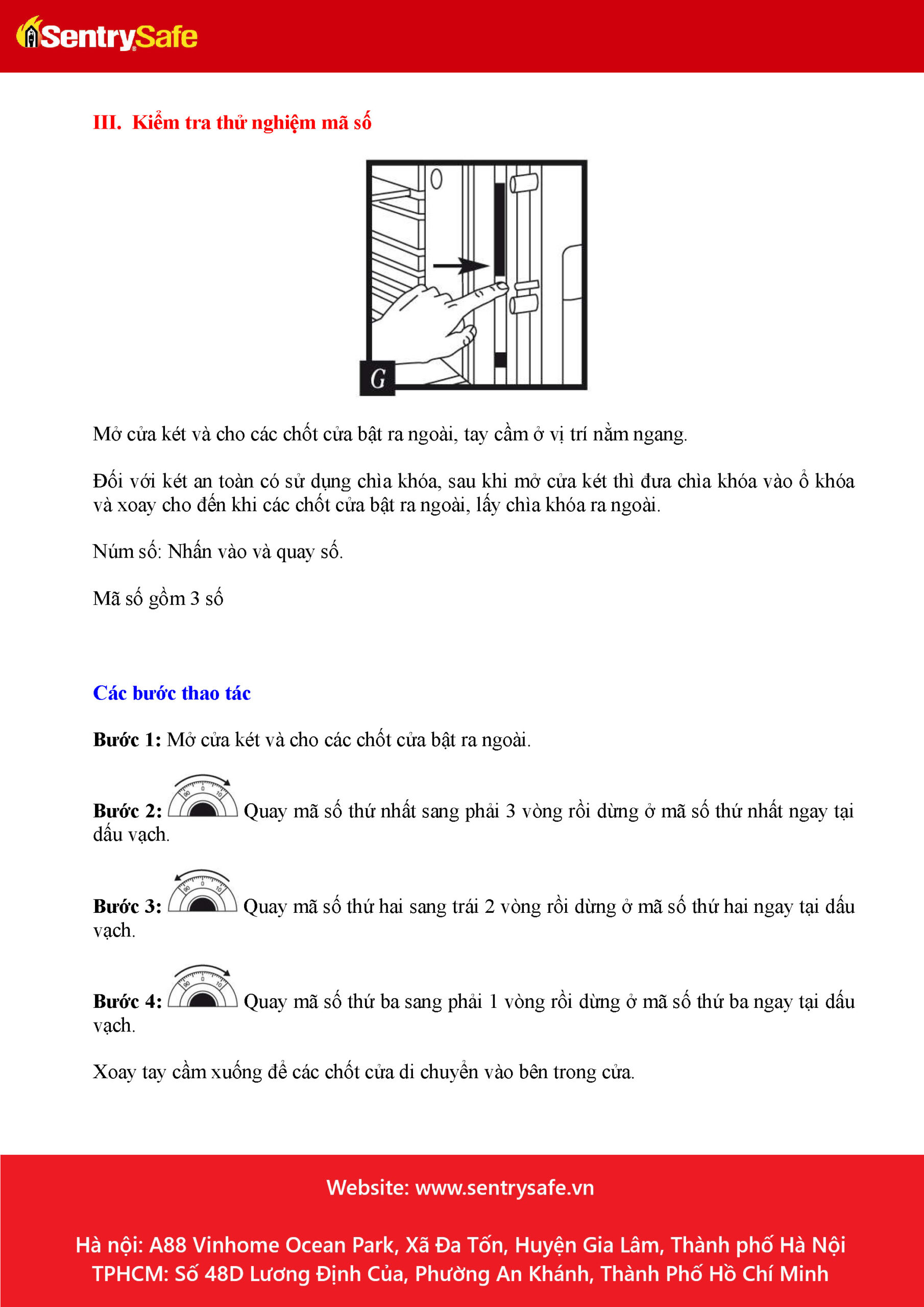 Huong dan su dung ket sat SentrySafe MS0200 Page 5 scaled
