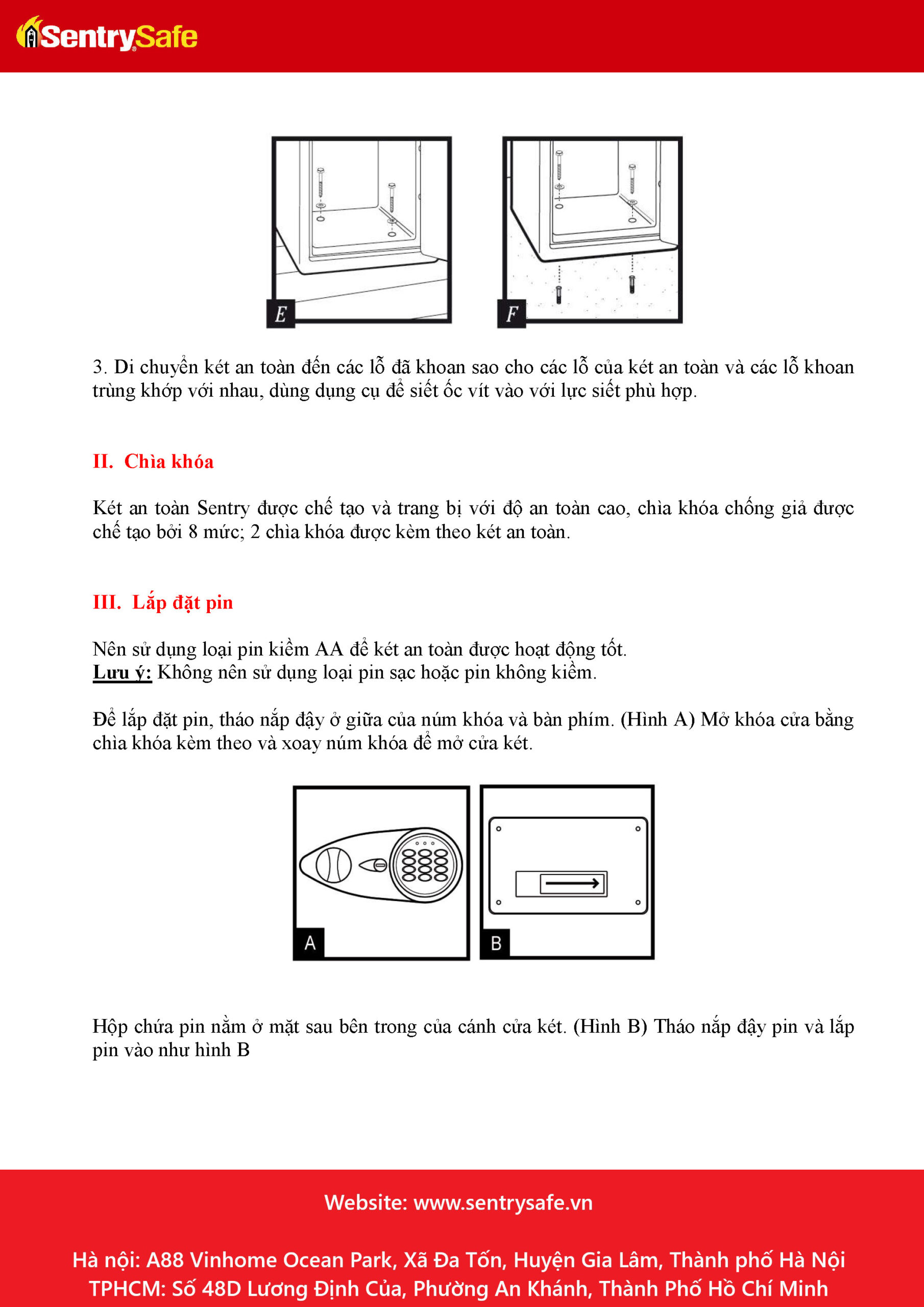 Huong dan su dung ket sat SentrySafe X055 Page 4 scaled