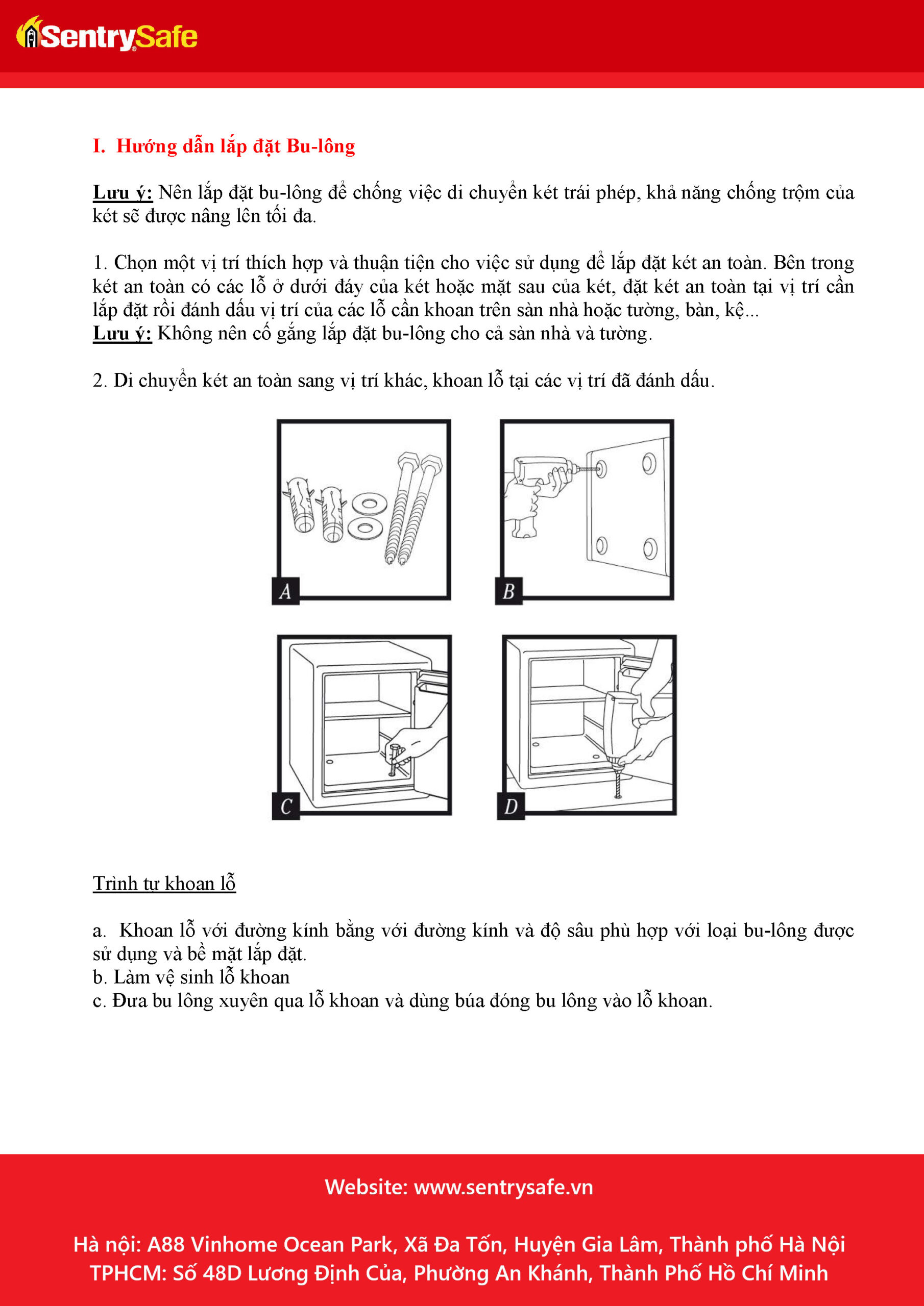 Huong dan su dung ket sat Sentrysafe X075 Page 3 scaled