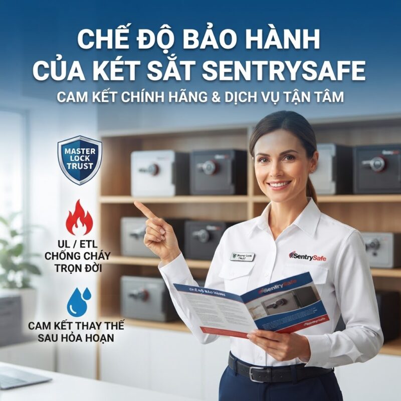 Chế Độ Bảo Hành Của Két Sắt SentrySafe Chế Độ Bảo Hành Của Két Sắt SentrySafe