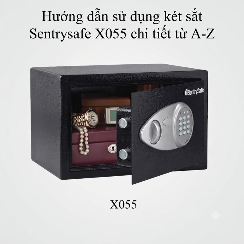 Hướng dẫn sử dụng két sắt Sentrysafe X055 Hướng dẫn sử dụng két sắt Sentrysafe X055