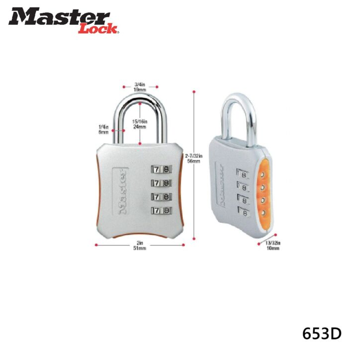 Khóa bấm mã số Masterlock 653D